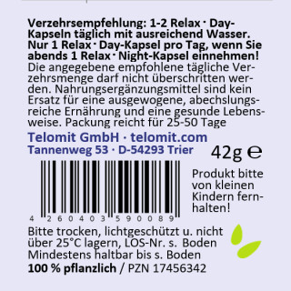 telomit Relax  Day - Kapseln nach Dr. Probst