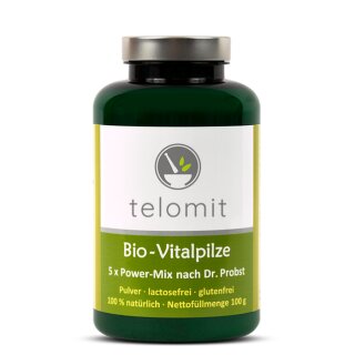 telomitŽ Bio-Vitalpilze 5 x Power-Mix nach Dr. Probst