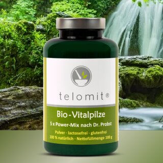 telomit Bio-Vitalpilze, 5 x Power-Mix nach Dr. Probst