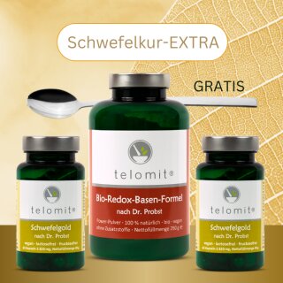 SPAREN "Schwefelkur-EXTRA"- Sie sparen 10 € - mit GRATIS Dosierlöffel