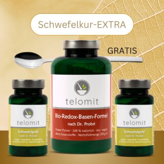 SPAREN "Schwefelkur-EXTRA"- Sie sparen 10 € - mit GRATIS Dosierlöffel