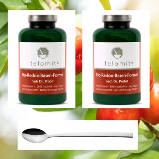telomit® Bio-Redox-Basen-Formel - 2 Dosen - Sie sparen 5 EUR