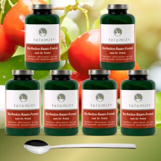 telomit® Bio-Redox Base Formula - 6 tins - you save 30 EUR