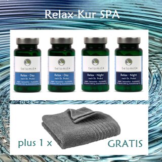 AHORRO "Relax-Kur-SPA" con toalla de ducha GRATUITA GRIS