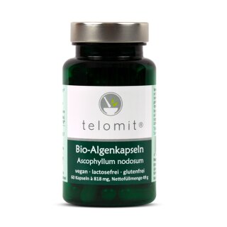     telomit® Cápsulas de algas orgánicas - 2 paquetes, usted ahorra 5 &euro;