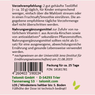 telomit Frmula Bio-Redox-Base de origen biolgico-orgnico segn el Dr. Probst