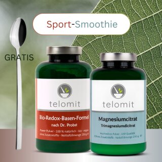SPAREN "Sport-Smoothie" - Sie sparen 4 €  - mit GRATIS Dosierlöffel