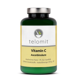 TREUE-Angebot-telomit® Vitamin C - 350 g - Sie sparen 1,50 €!