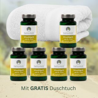 SOMMER-AKTION: SchwefelKur + 1 GRATIS-Duschtuch WEISS