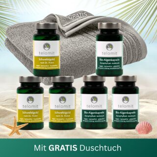 SOMMER-AKTION: MeerFitness + 1 GRATIS-Duschtuch STEIN