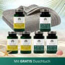 SOMMER-AKTION: Meer Fitness + 1 GRATIS-Duschtuch STEIN