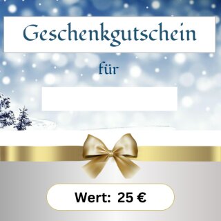 Geschenk-Gutschein über 25 €