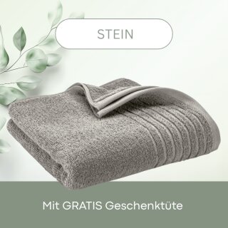 Dusch-/Saunatuch "SPA" STEIN mit GRATIS-Geschenktüte