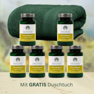SOMMER-AKTION: SchwefelKur + 1 GRATIS-Duschtuch TANNE