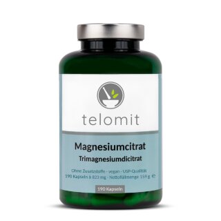 telomit® Magnesiumcitrat - 190 Kapseln